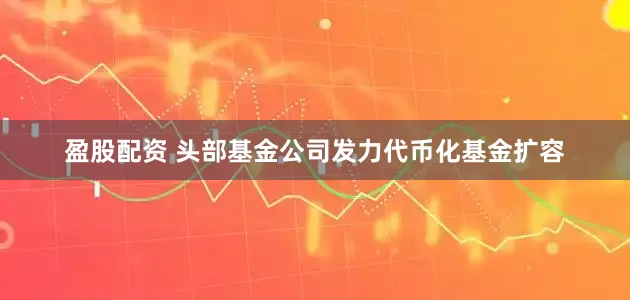 盈股配资 头部基金公司发力代币化基金扩容
